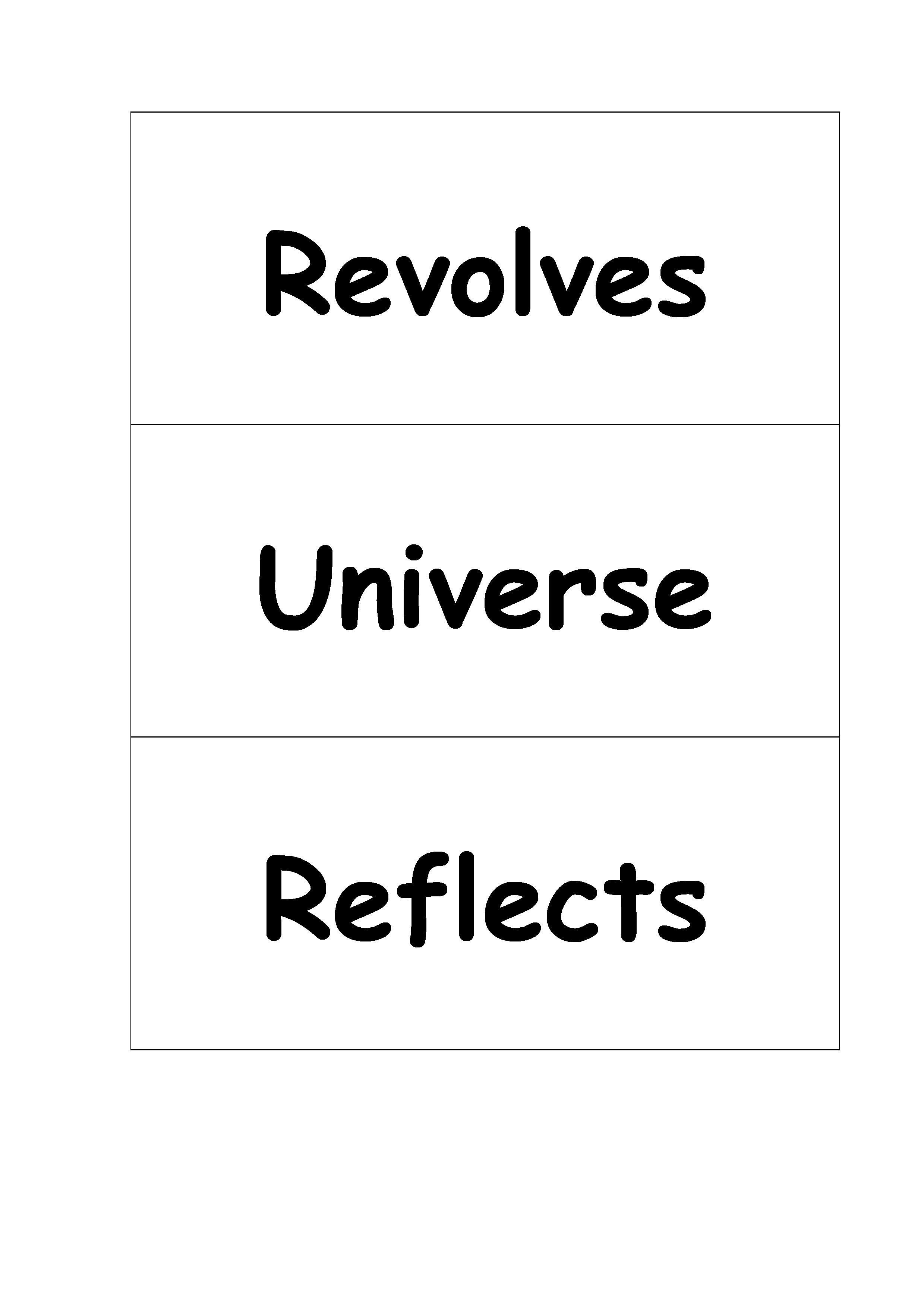Flash Card Template (Word version to be added)  UNAWE In Queue Cards Template